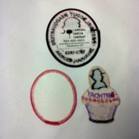 Girl Scouts Of America Founder Juliette Gordon Low Patch Lot of 3 Birthday Fun - Picture 5 of 5